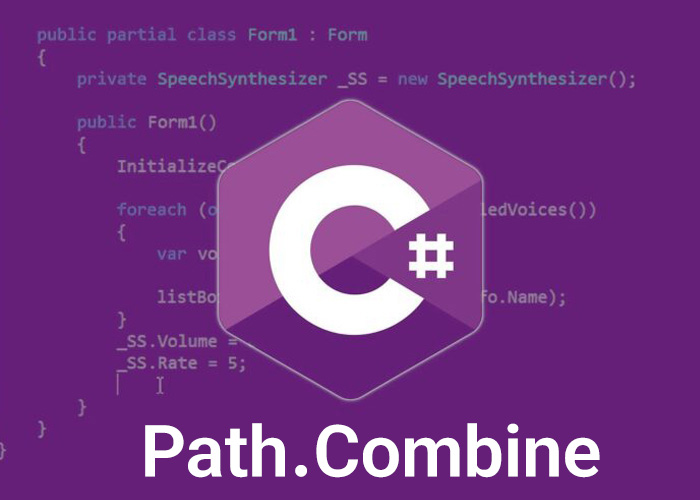 کاربرد متد Path.Combine در سی&zwnj; شارپ