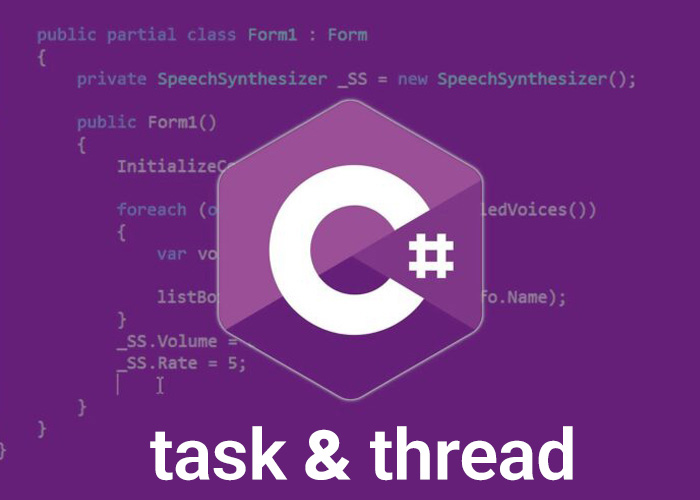 تفاوت task و thread در سی شارپ