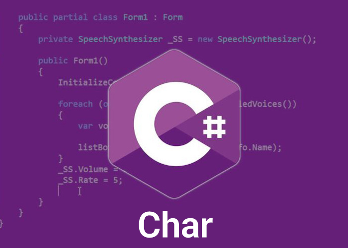 آموزش کار با Char در سی‌ شارپ با مثال‌های واقعی ️ - باگتو
